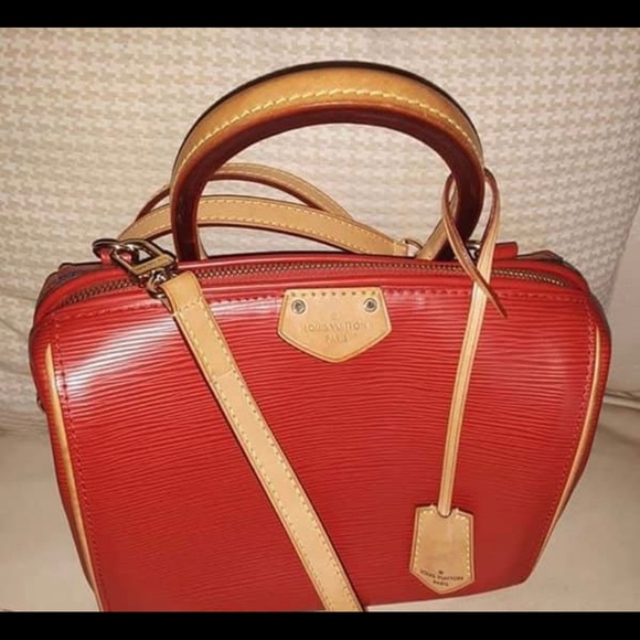 Louis Vuitton Handbags - Accepting offers!! AUTHENTIC LOUIS VUITTON EPI DOC bb COQUELICOT